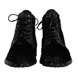Ankelstøvletter i Studded Leather