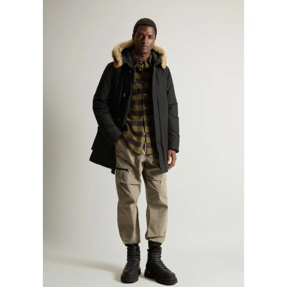 Arctic Parkas med Avtakbar Pelskant