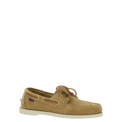 Artisan Beige Loafers med Dekorative Lisser