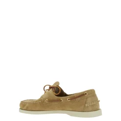 Artisan Beige Loafers med Dekorative Lisser