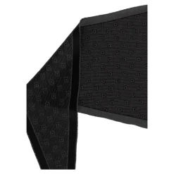 Asymmetrisk skjerf med monogram