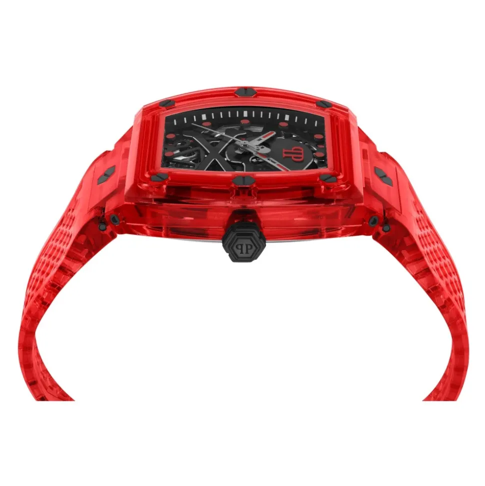 Automatisk herreklokke The $keleton Crystal
