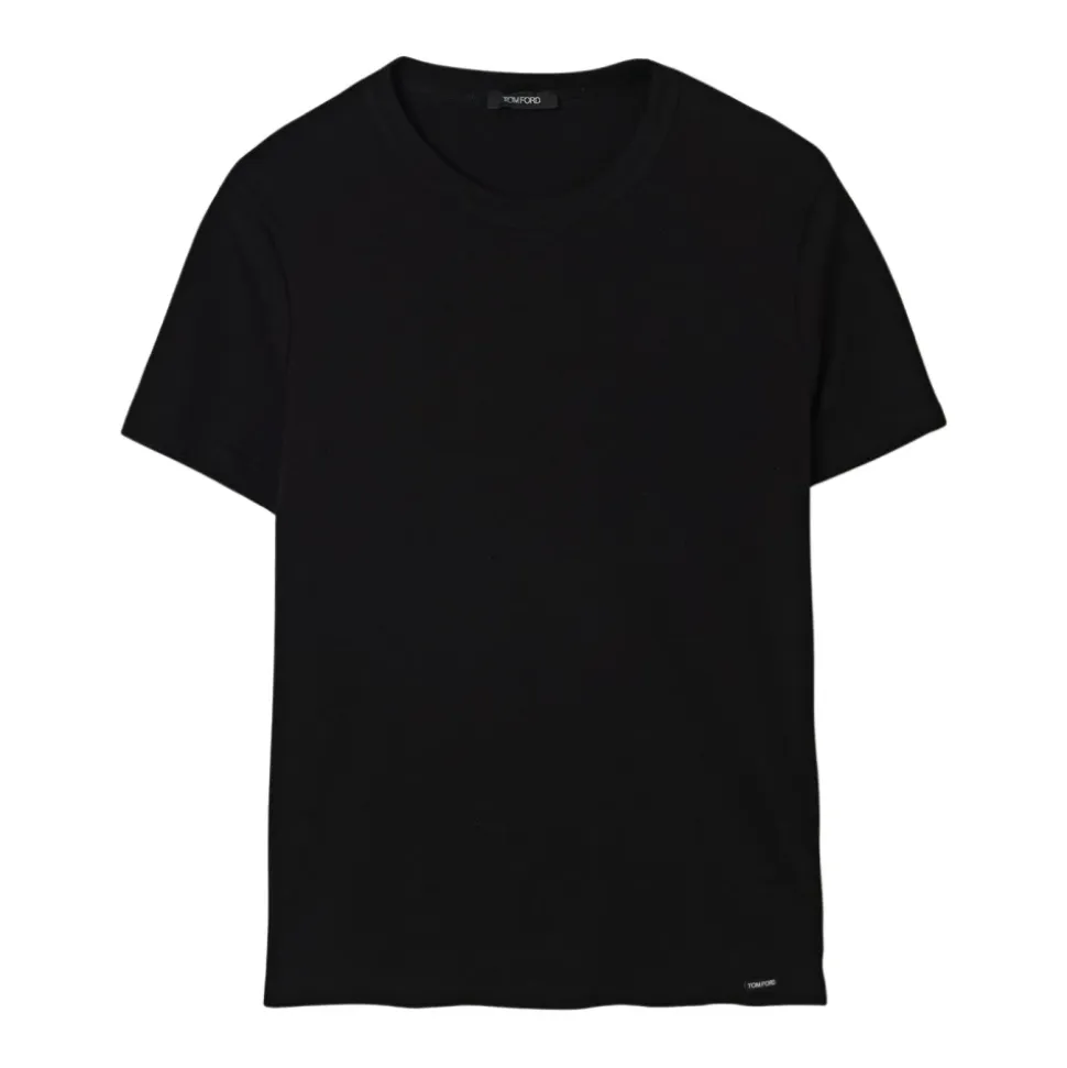 Basic Kortarmet T-skjorte
