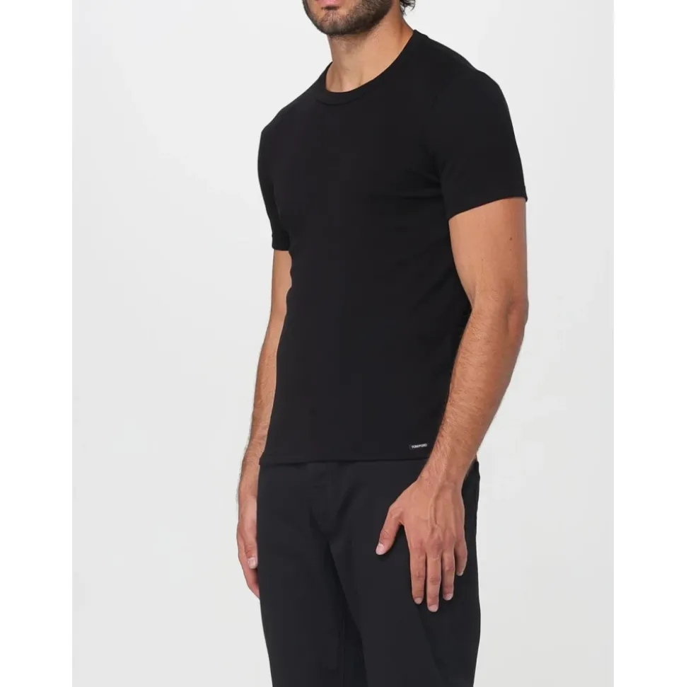 Basic Kortarmet T-skjorte