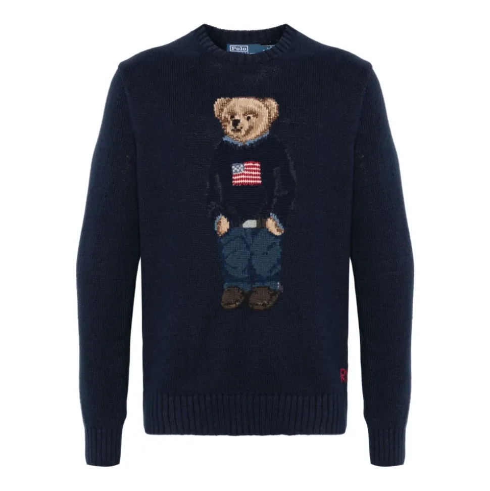 Bear Cotton-Linen Sweater