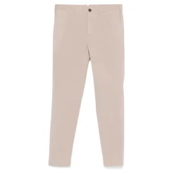 Beige Bukser med Skjult Lukking
