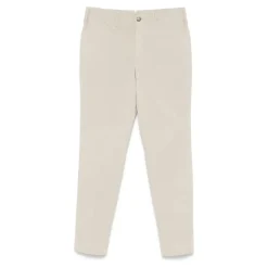 Beige Bukser med Skjult Lukking
