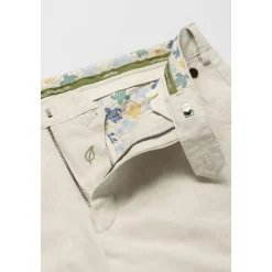Beige Lin Chinos Modern Fit