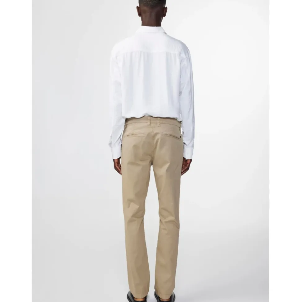 Beige Marco Slim Fit Chino Bukser