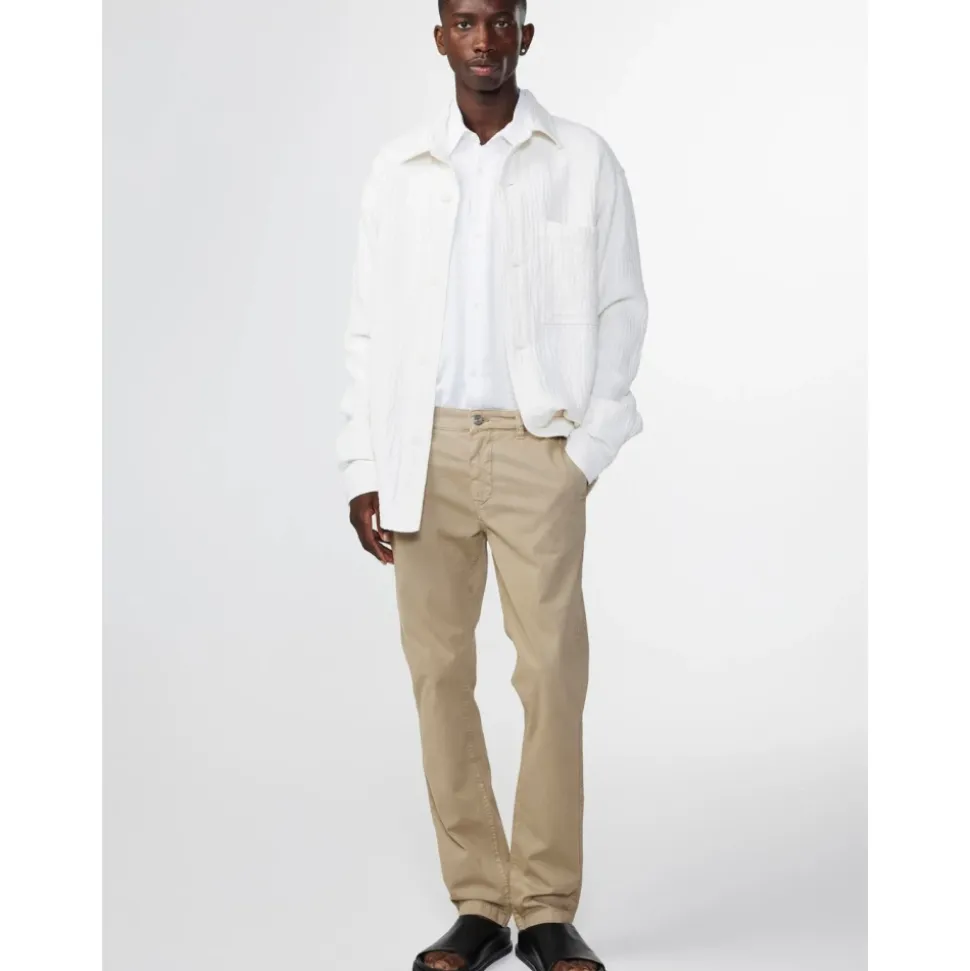 Beige Marco Slim Fit Chino Bukser