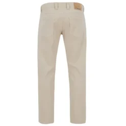 Beige Pipe Jeans