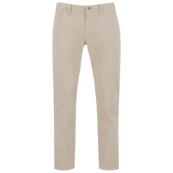 Beige Pipe Jeans