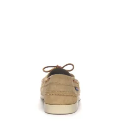 Beige Semsket Loafer Sko