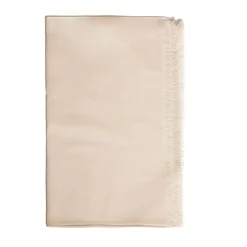 Beige Ull Kashmir Silke Skjerf