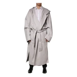 Belte Lang Trench Coat