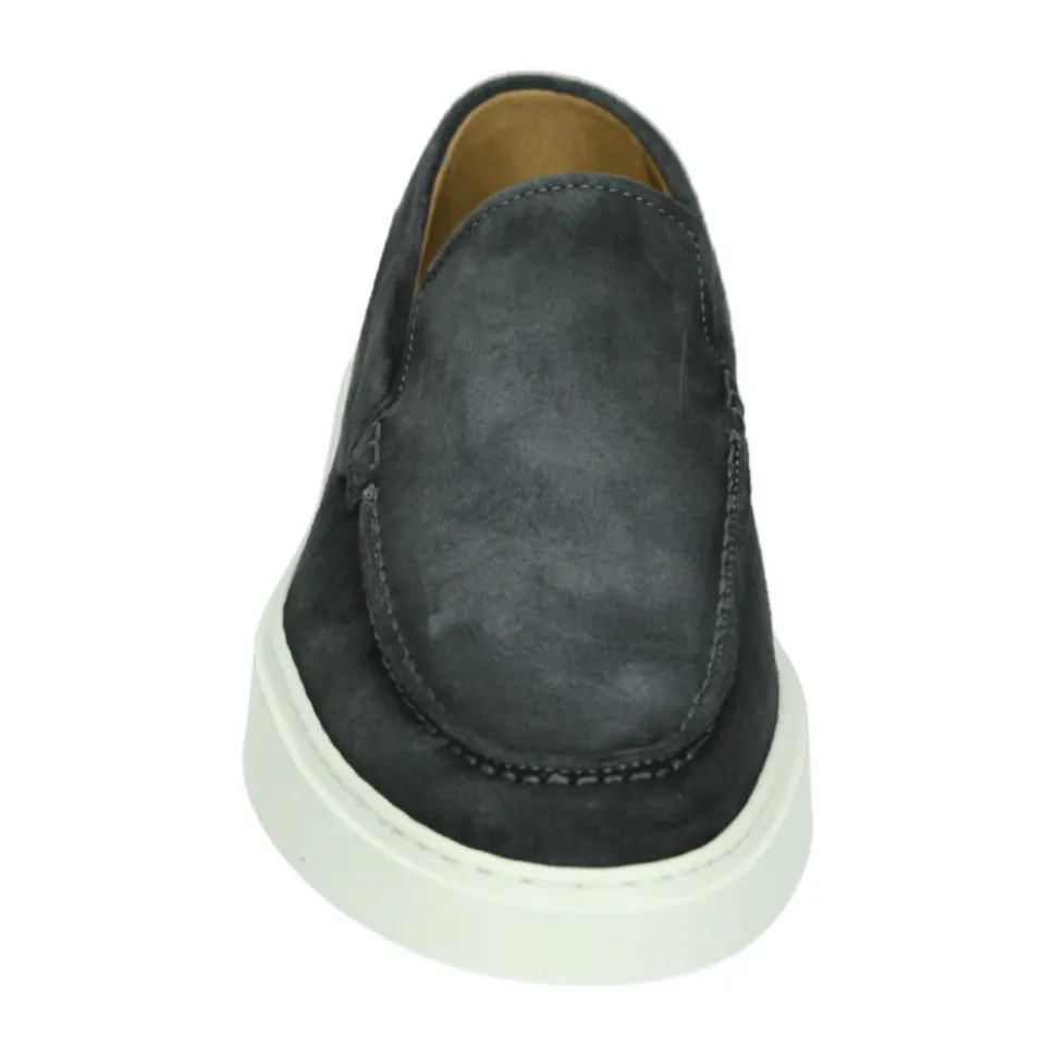 Blå Semskede Slip-On Sko