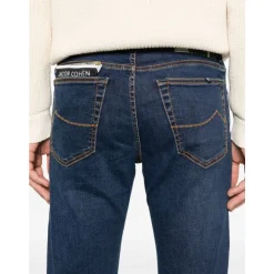 Blå Silke & Nylon Jeans