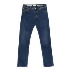 Blå Silke & Nylon Jeans