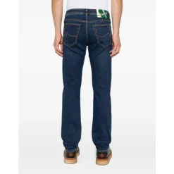 Blå Silke & Nylon Jeans