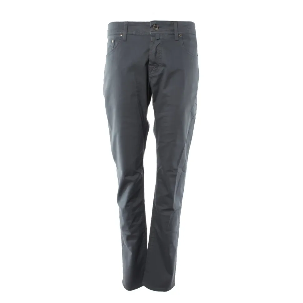 Blå Slim Fit Herre Bukser