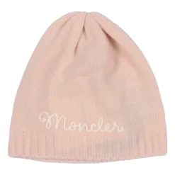 Brodert Logo Ull- og Kasjmir Beanie