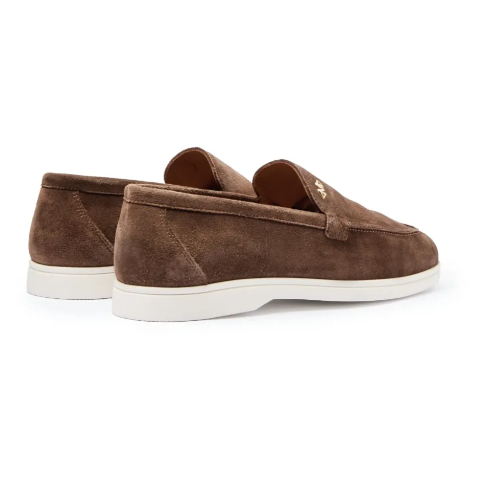 Brun Semsket Herre Loafer Sko