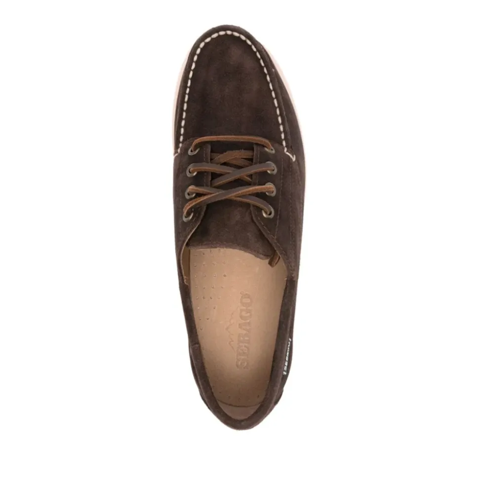 Brun Skinn Mokkasiner Sandaler