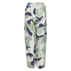 Camo Nylon Tracksuit Pants