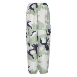 Camo Nylon Tracksuit Pants