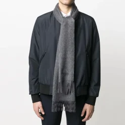 Cashmere Skjerf, Grå Melange