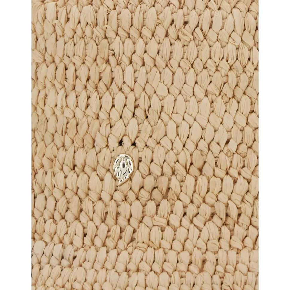 Chaturi Raffia Heklet Bøttehatt