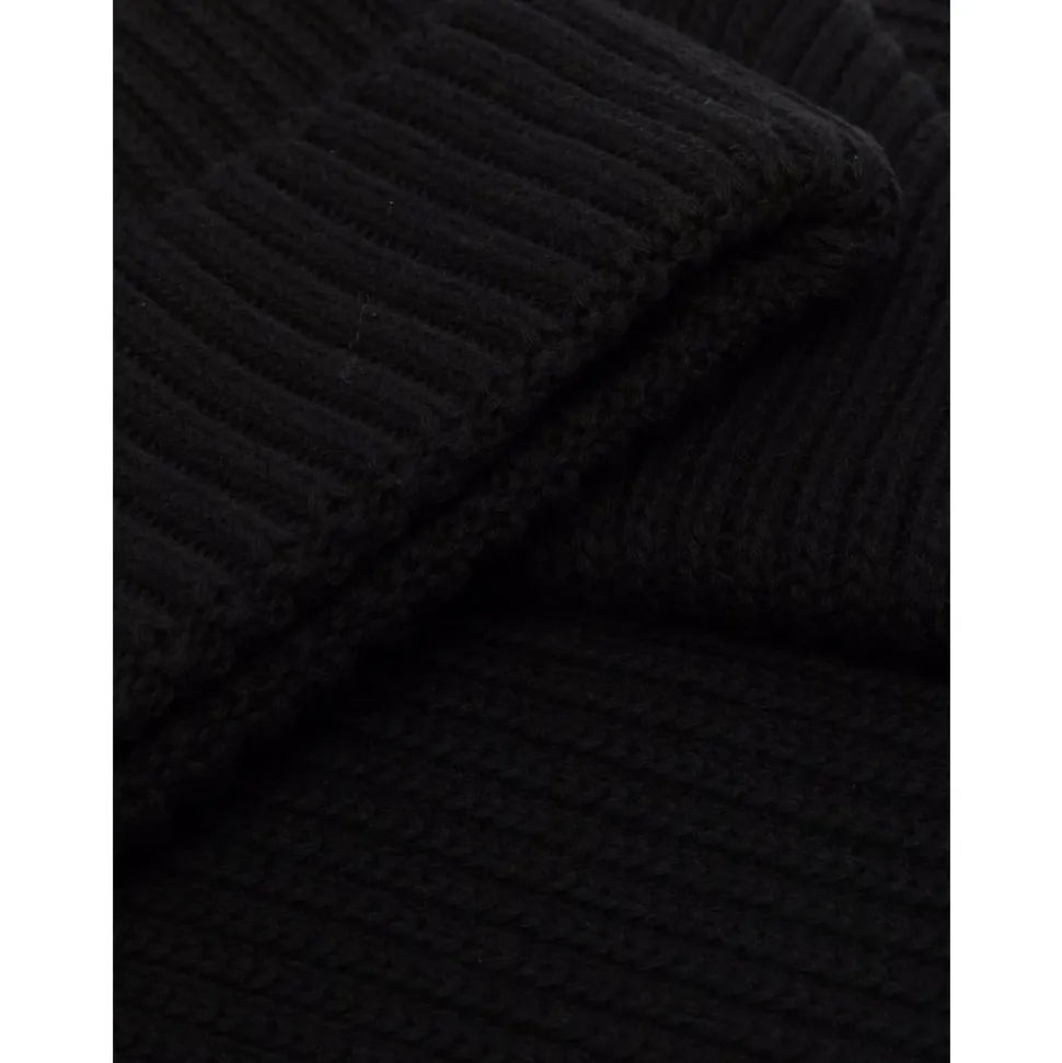 Chunky Ribbed Logo Sweater