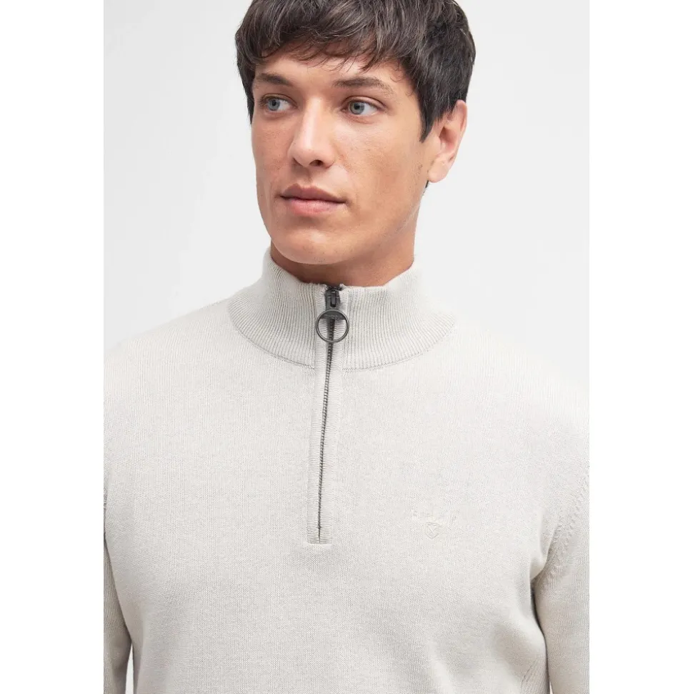 Cotton Half-Zip Jumper