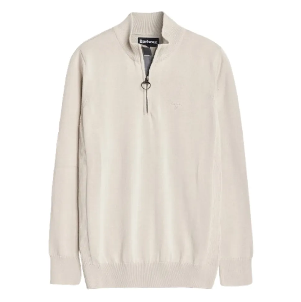 Cotton Half-Zip Jumper