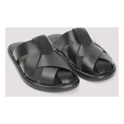 Cross-over sandaler i nappaskinn