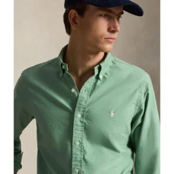 Custom Fit Garment-Dyed Oxford Shirt