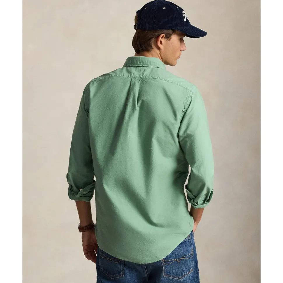 Custom Fit Garment-Dyed Oxford Shirt