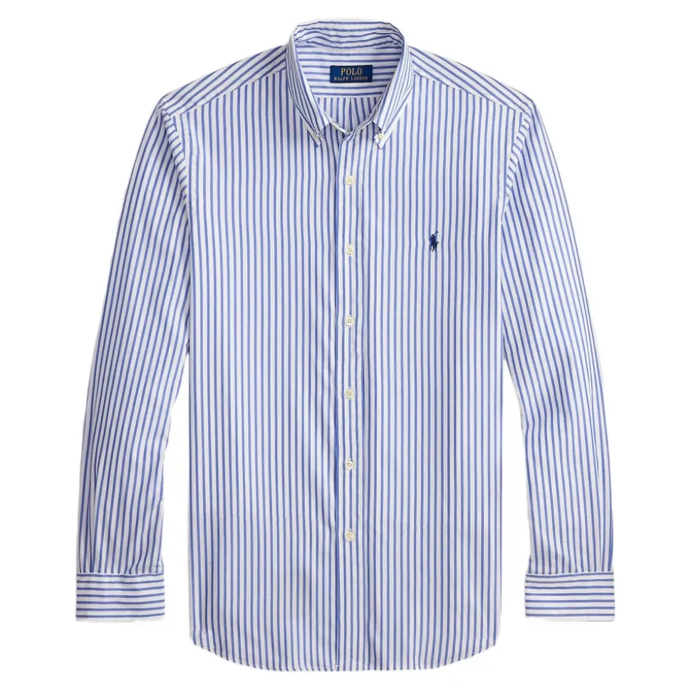Custom-Fit Striped Broadcloth Shirt