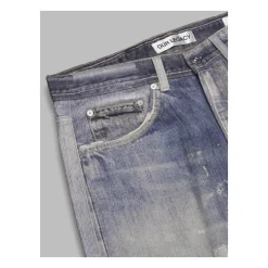 Digital Denim Print Jeans
