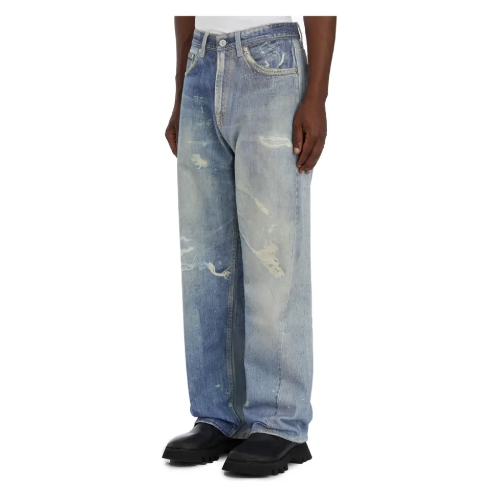 Digital Print Jeans Third Cut
