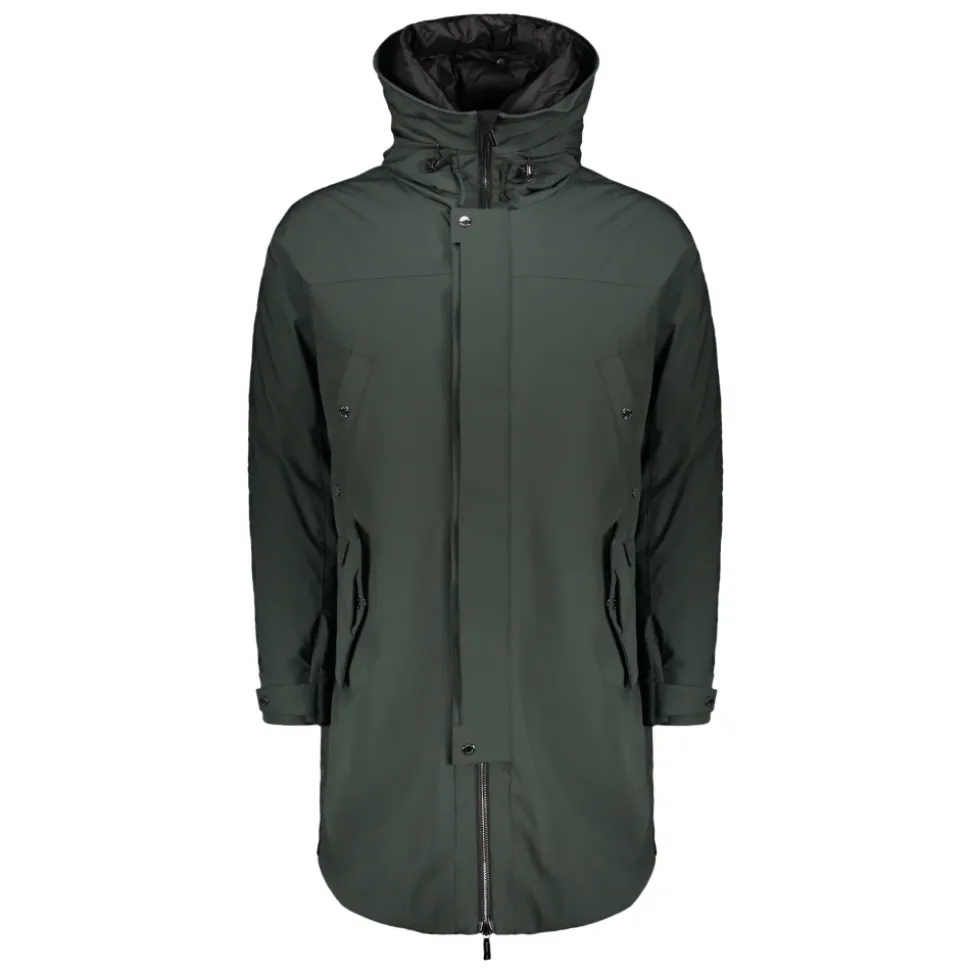 Dobbelt hetteparka med gåsedun