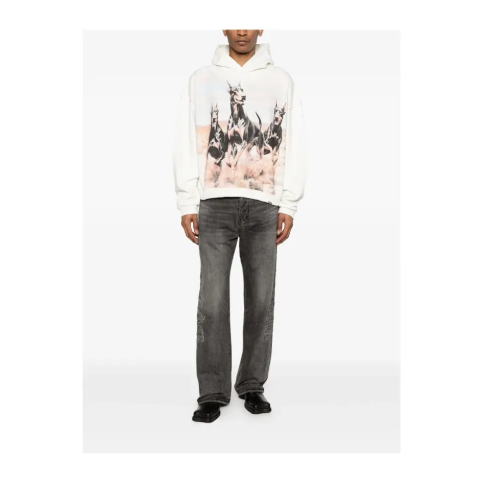 Dog Print Hoodie