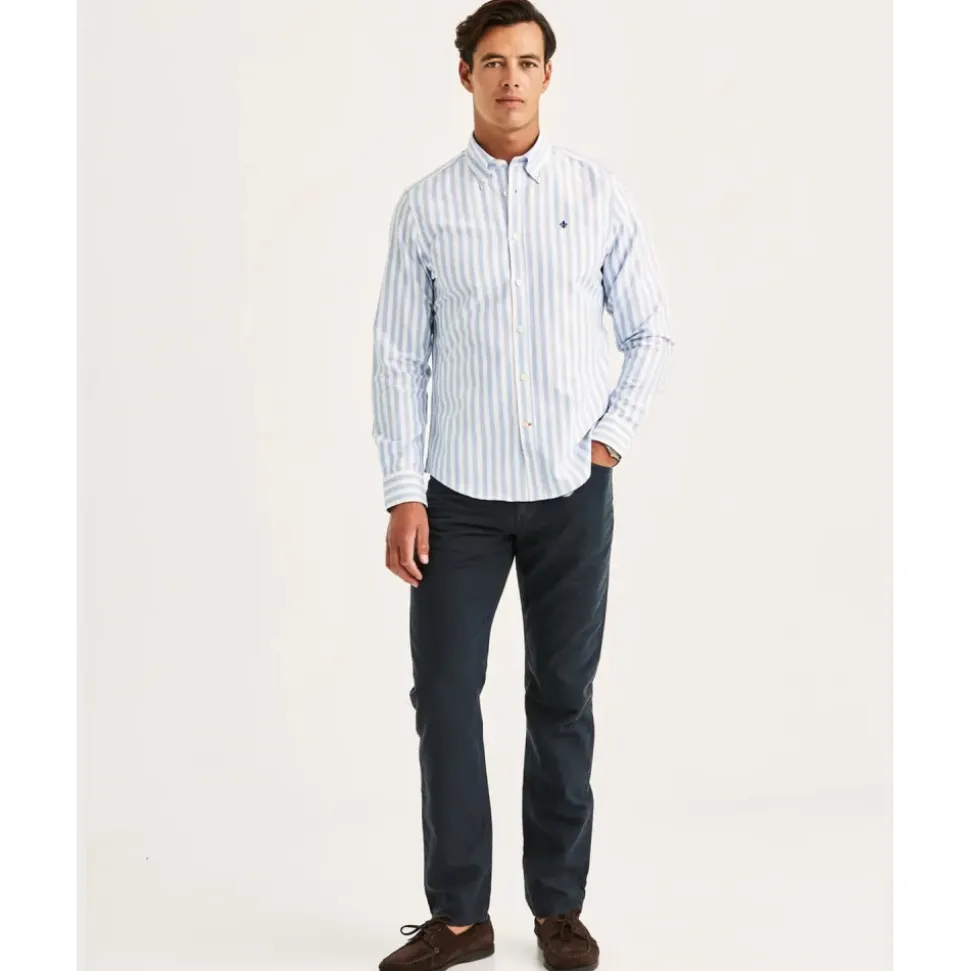 Douglas Oxford Stripe Shirt