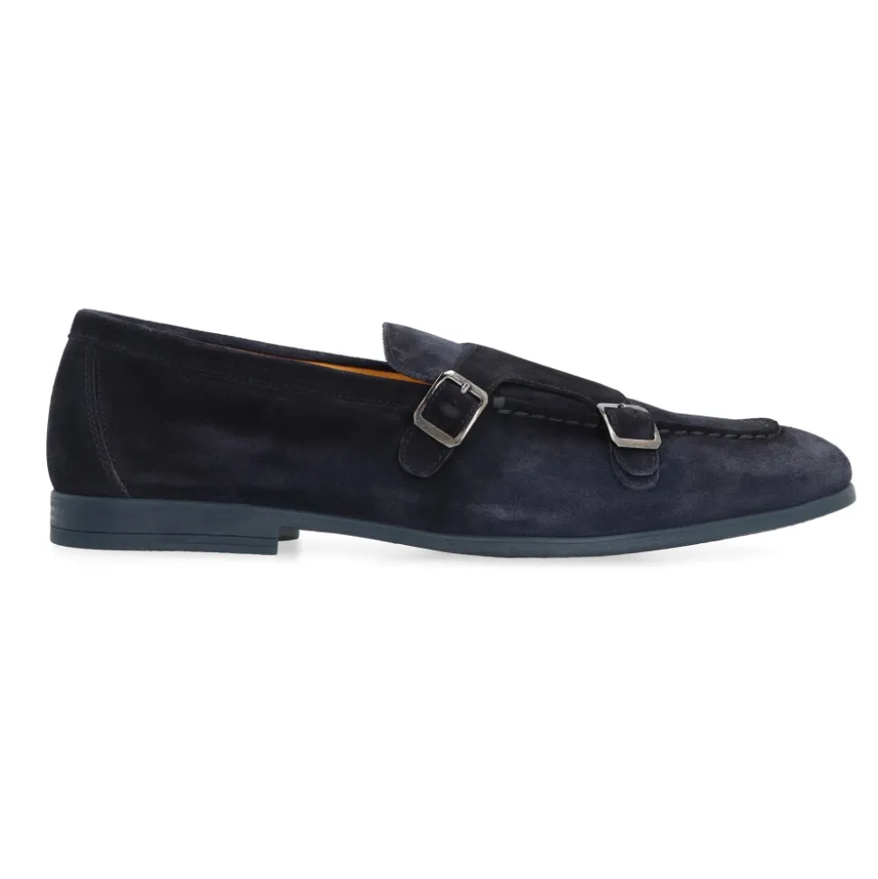 Duke Suede Monk-strap Sko