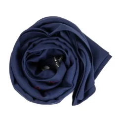 Elegant blå viskosesjal