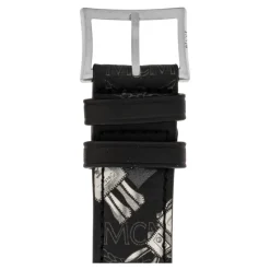 Embossed Monogram Leather Apple Watch Band