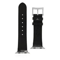 Embossed Monogram Leather Apple Watch Band