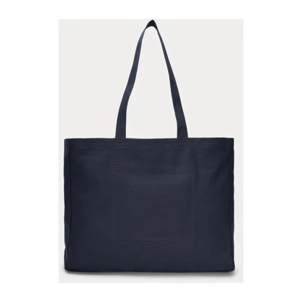 Embroidered Canvas Tote Large