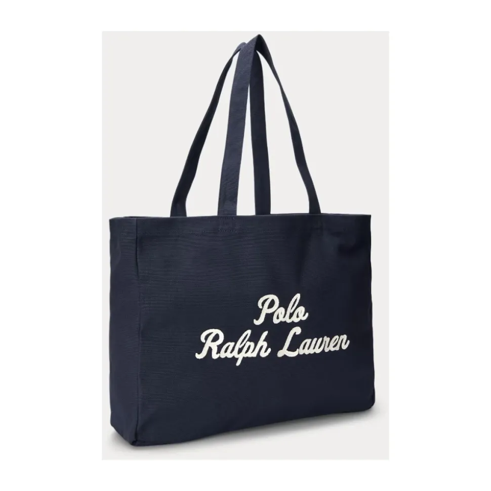 Embroidered Canvas Tote Large
