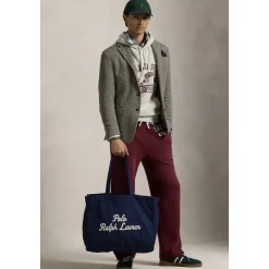 Embroidered Canvas Tote Large